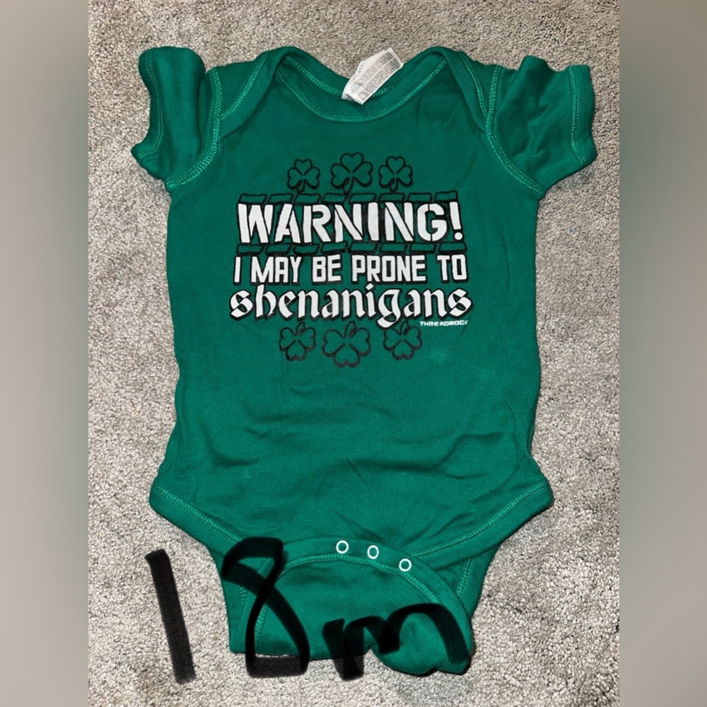 18 months Green Kids Onesie